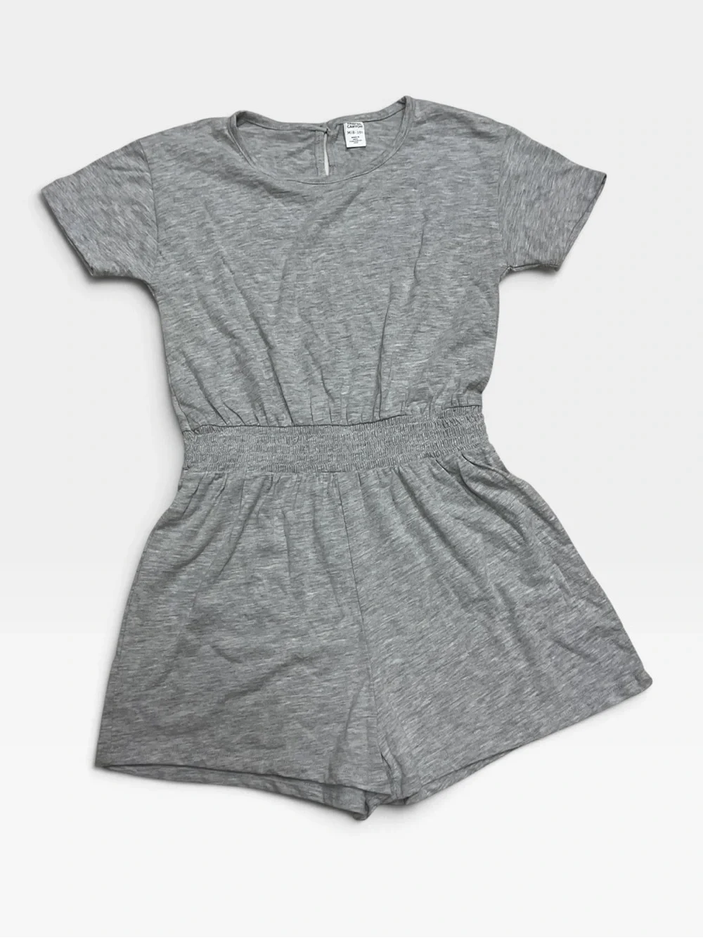 Brand New-Girls Harper Canyon grey knit romper